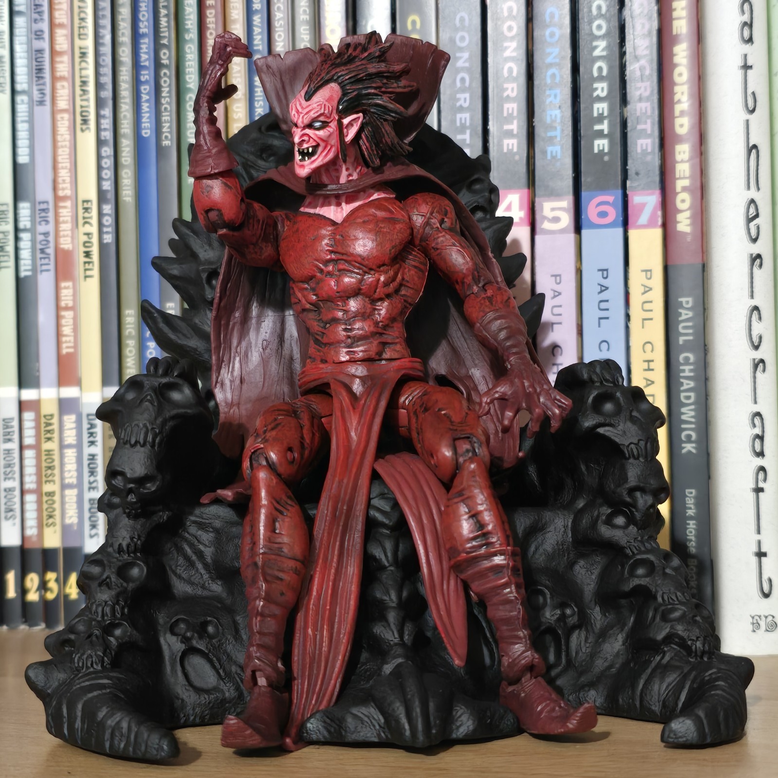 Marvel Diamond Select 2007 MEPHISTO 100% Complete Figure + Demon Throne Of Lies