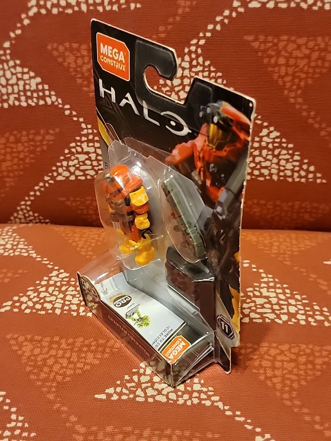 Halo Mega Construx 2019 Spartan Operator Red & Yellow Pro Builders Series 11 New