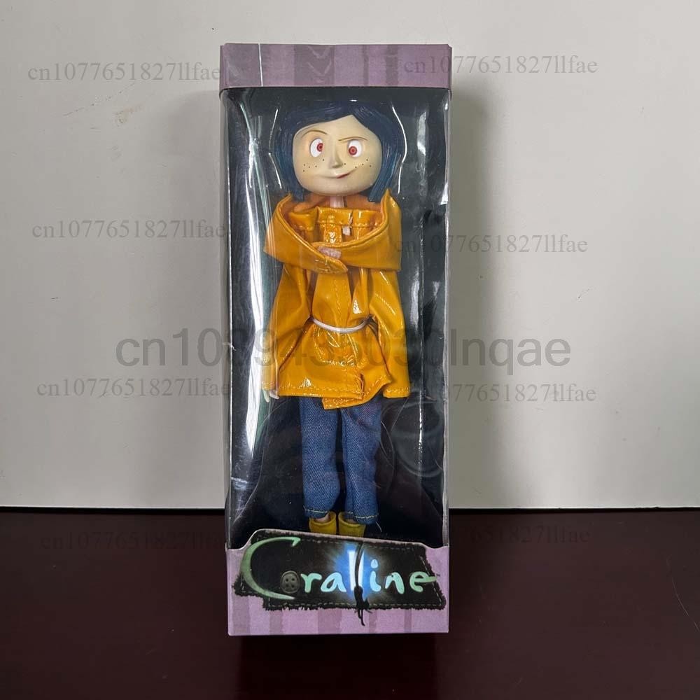 Coraline Jones Articulated Figure Raincoat Sweater in Striped Shirt Toy La Girl