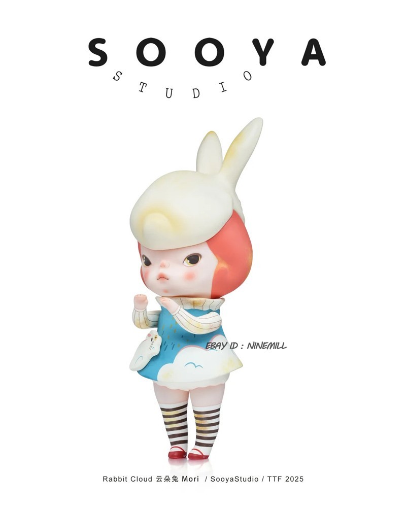 100% Genuine Sooya Studio Rabbit Cloud Mori TTF Limited Edition Model Statue