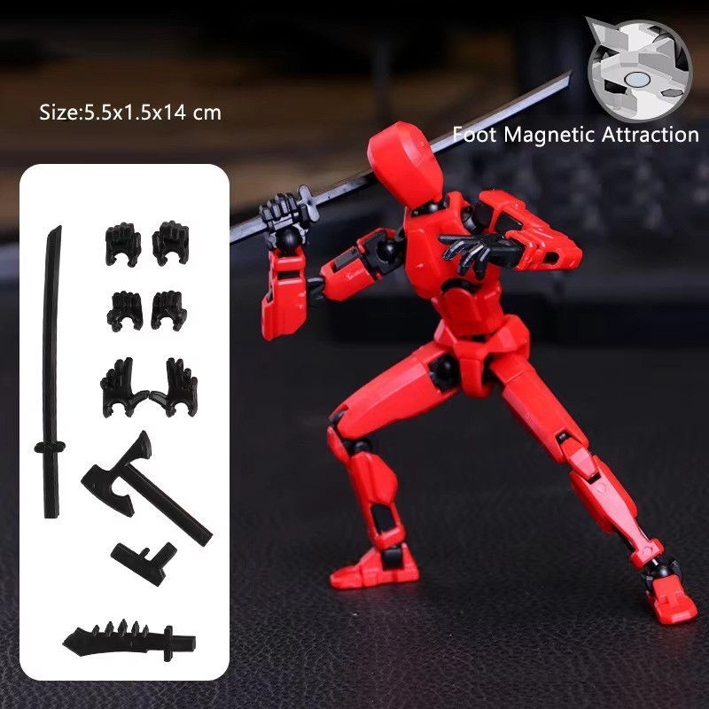 Dummy 16 Action Figure Multi-Jointed Movable Mannequin Robot 3D Printed