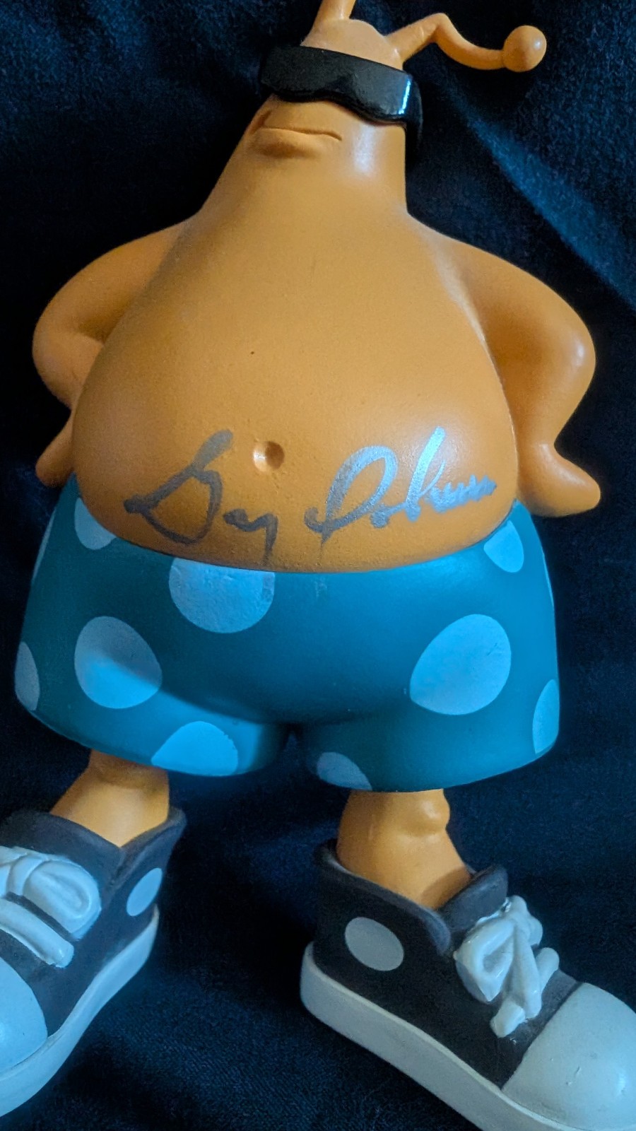 Auotographed Toejam and Earl Figures Kickstarter Exclusives