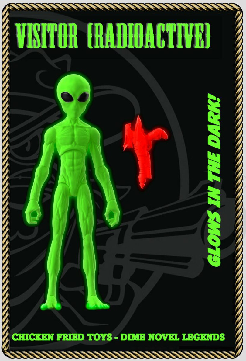 Weird Western Tales 1:18 scale (4&Prime;) action figure Crash Site Intruder alien