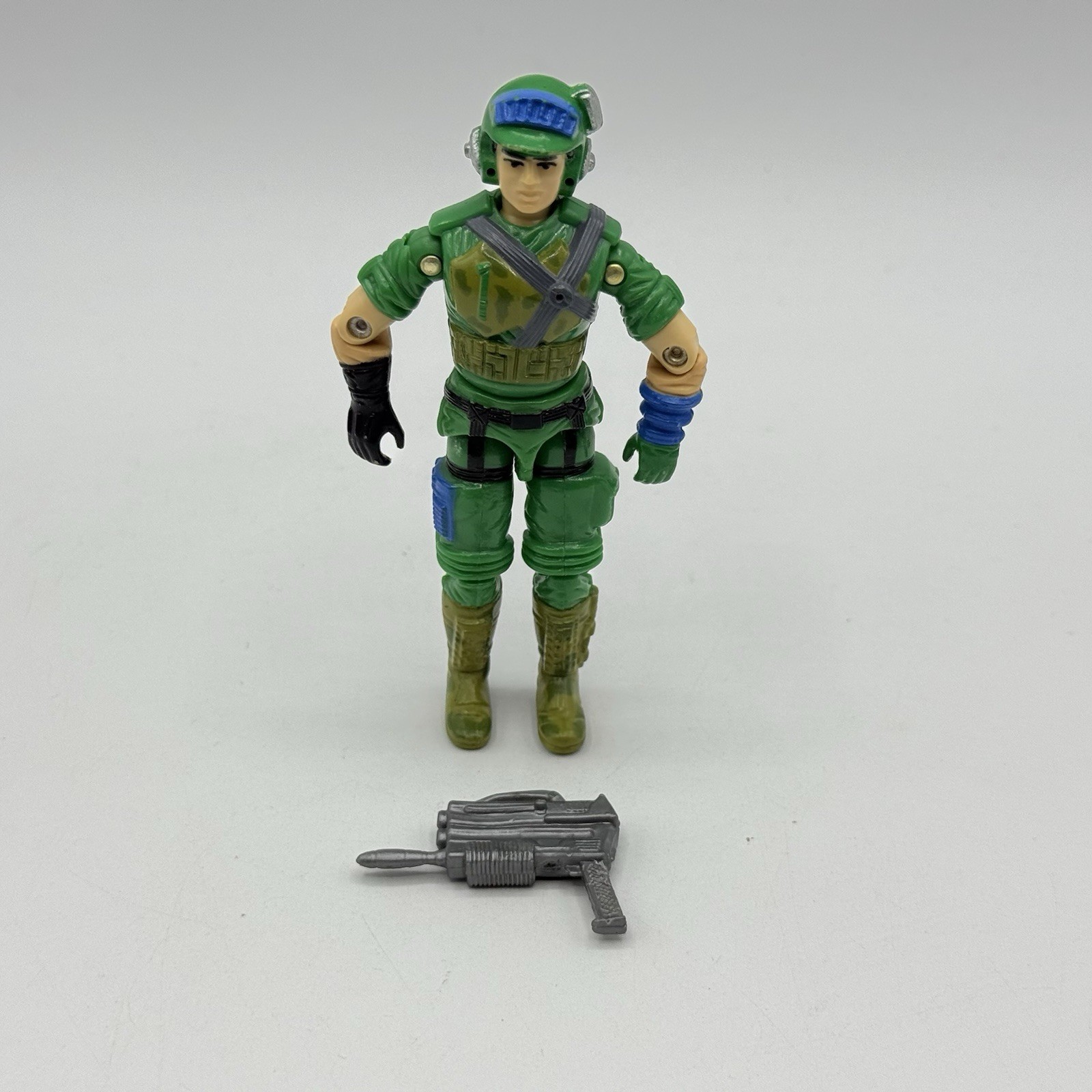Hasbro 1987 G.I. Joe Blaster V1 With Gun Authentic Genuine Official ARAH