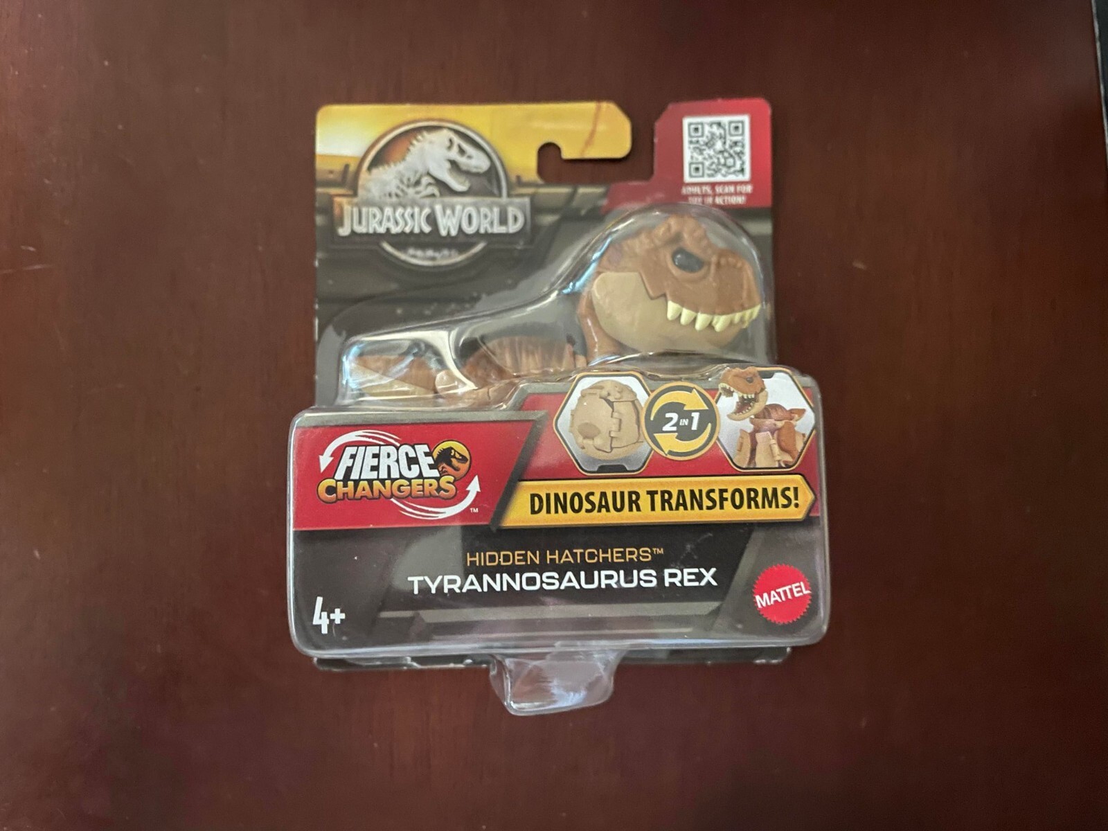 Jurassic World Fierce Changers Tyranosaurus Rex Hidden Hatchers Brand New Sealed