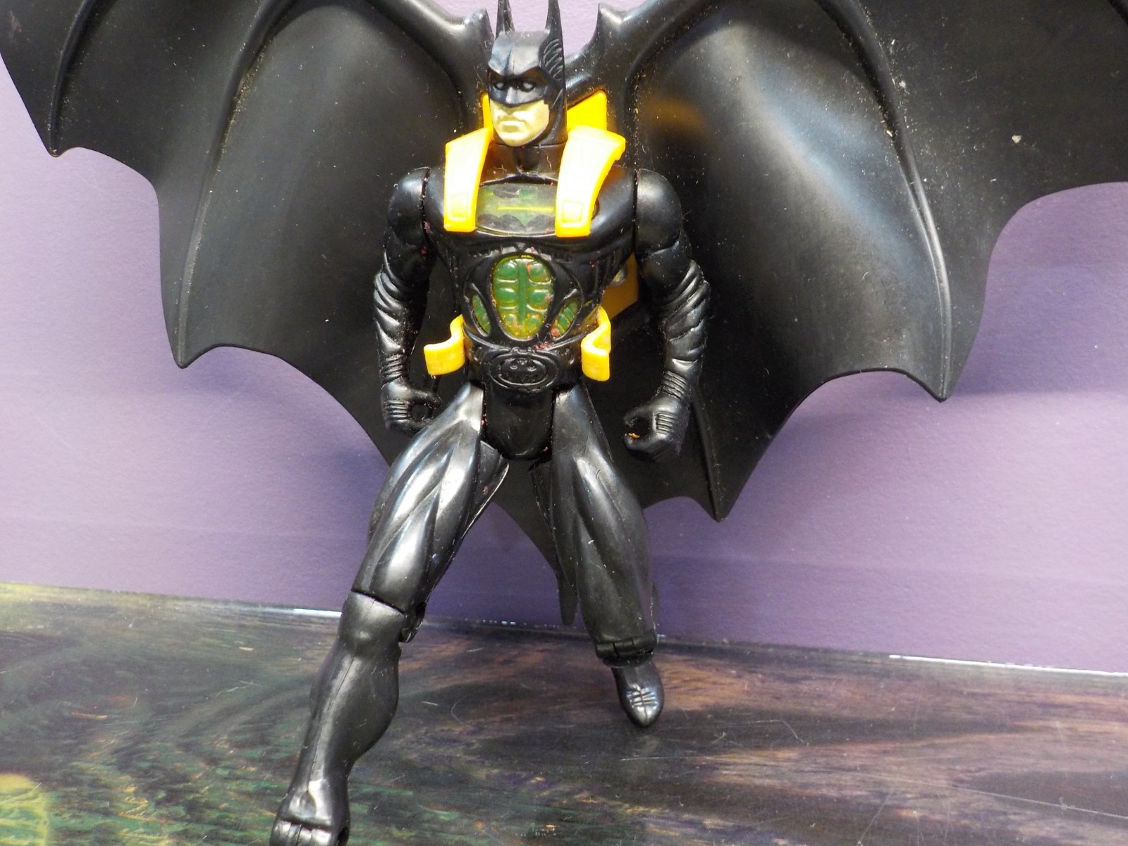 1995 Kenner Batman Forever: ATTACK WING BATMAN Action Figure Vintage DC Comics