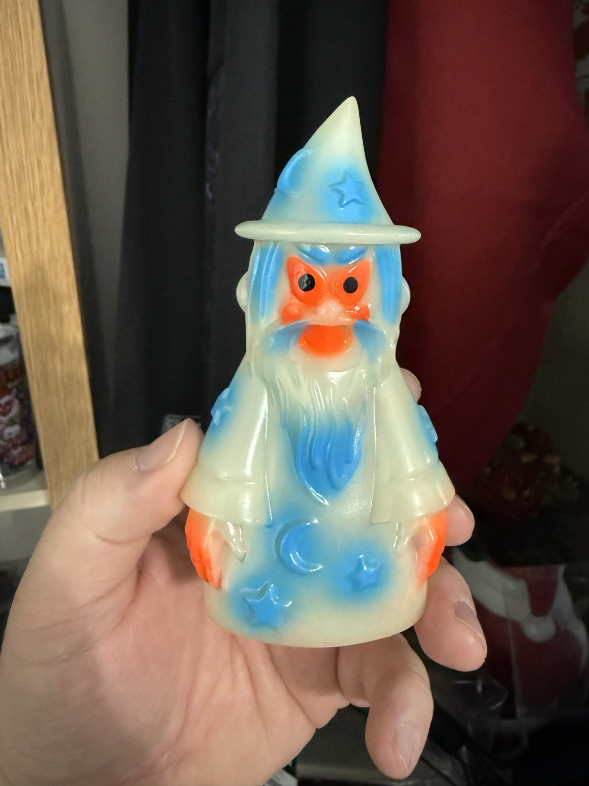 Starcastle Studios Wizard Sofubi Soft Vinyl Toy Glow In The Dark Excellent Condi