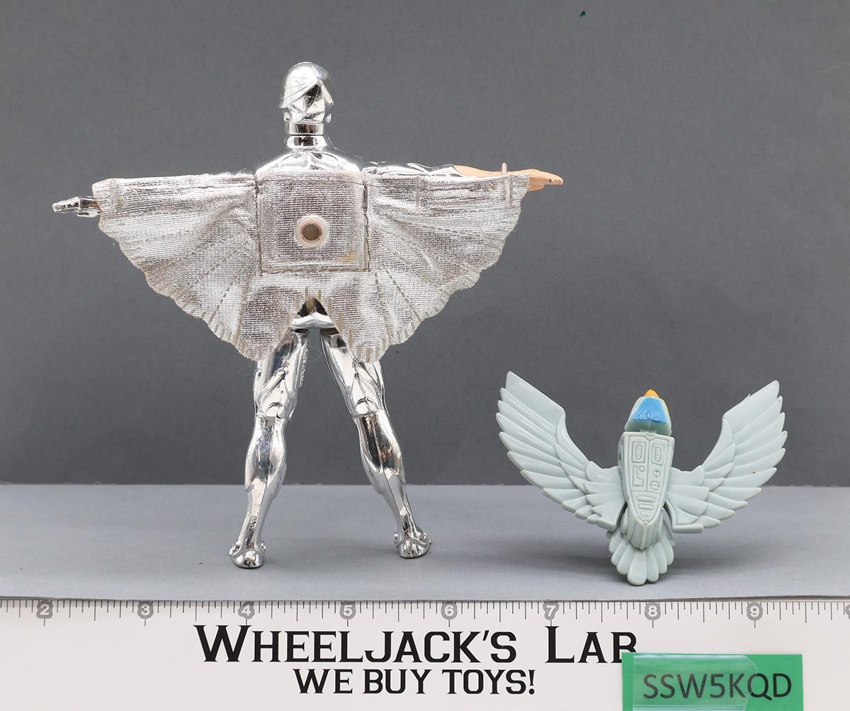 Quicksilver W/Tally Hawk 100% Complete Silverhawks 1986 Telepix Vintage Figure