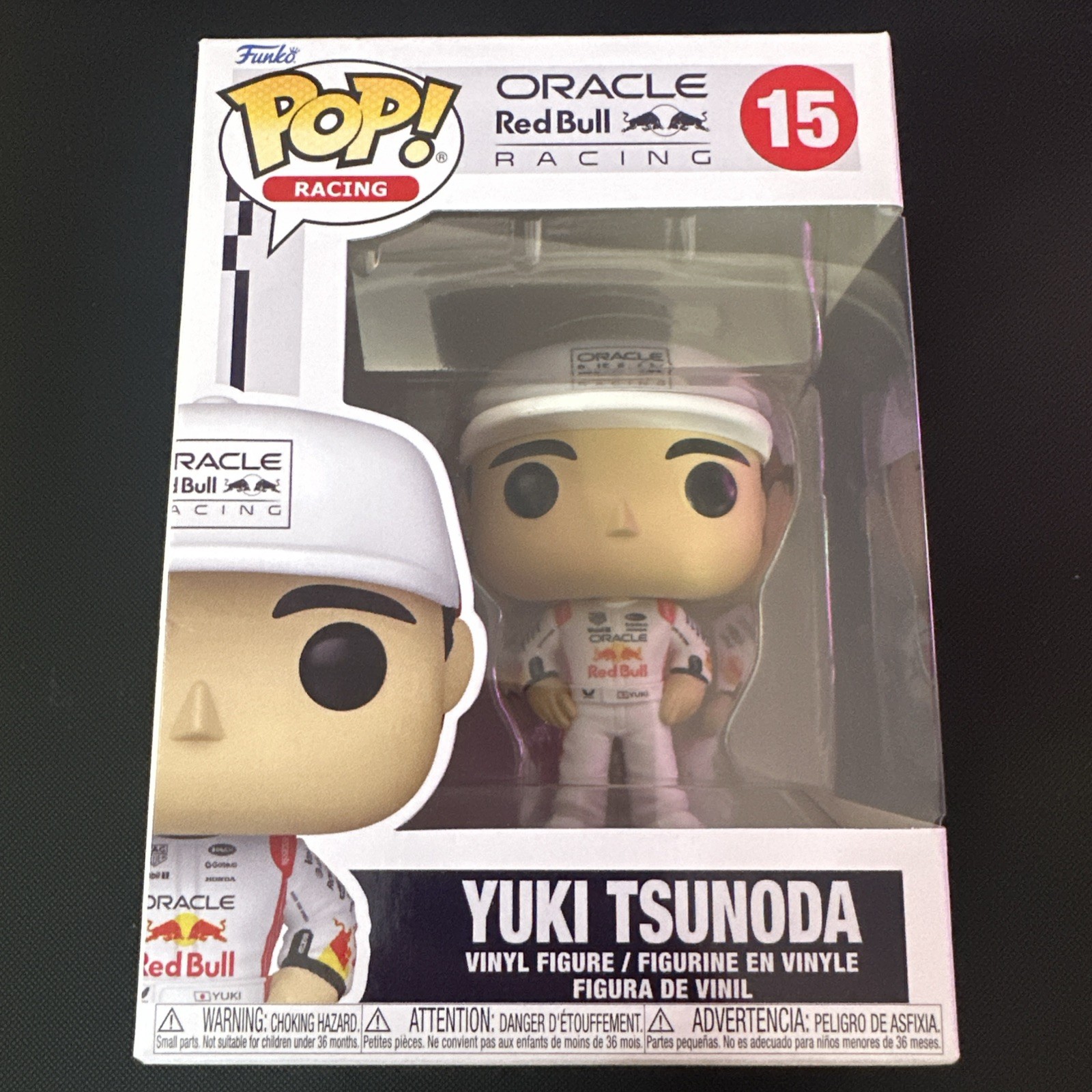 Funko Formula 1 Oracle Red Bull Racing Yuki Tsunoda Pop! #15 Vinyl Figure