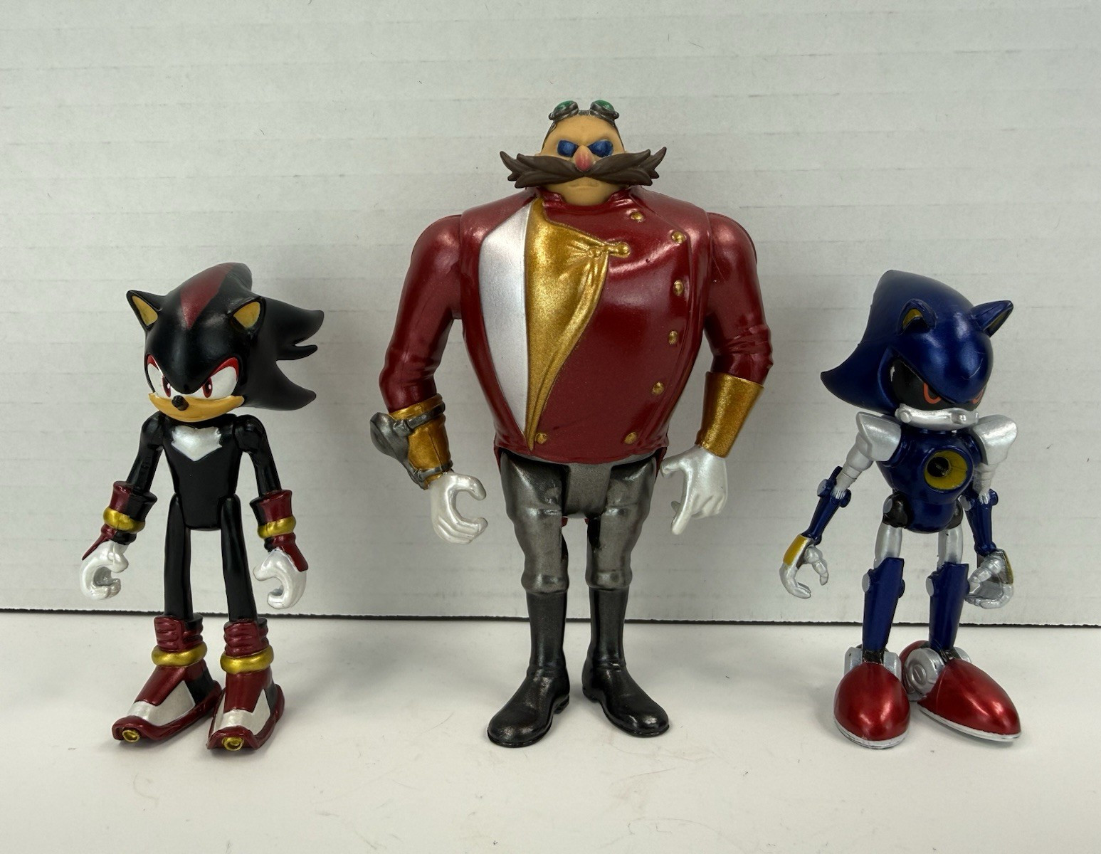 TOMY Metallic Shadow, Dr. Eggman, and Metal Sonic Figures!