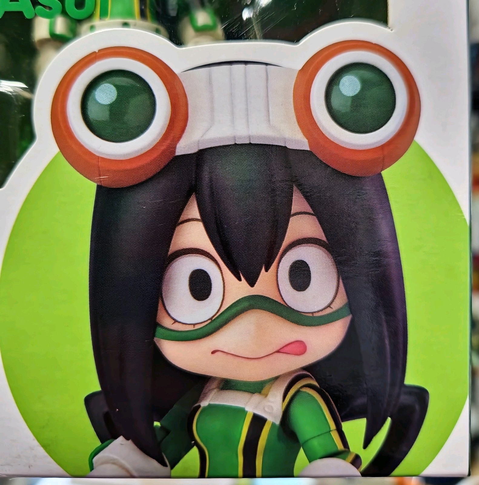 Tsuyu Asui Nendoroid (USED, GOOD CONDITION, ALL PIECES) My Hero Academia