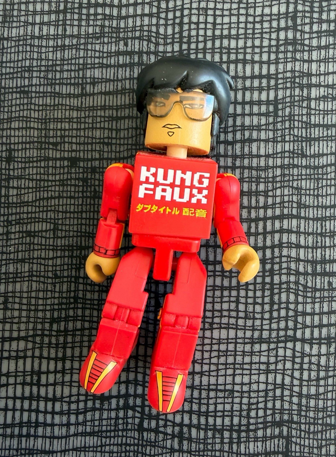 Kung Faux mini Kubrick Figure Tommy Boy Records, Art Asylum Y2K Hiphop