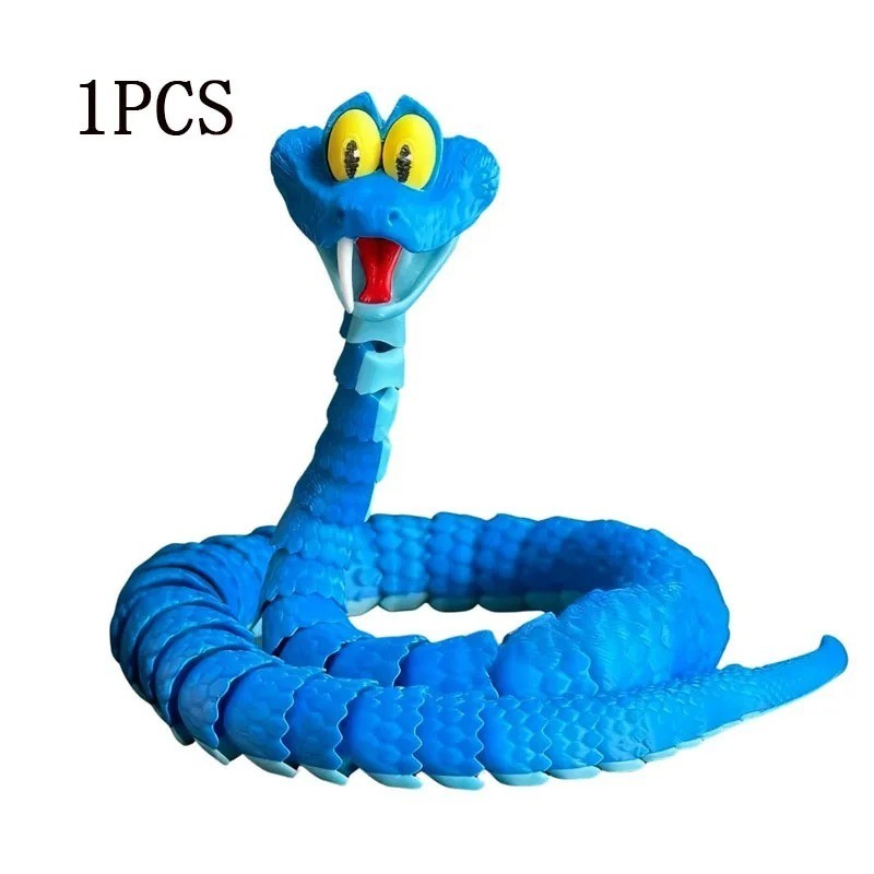 40cm Gary Snake: Disney Zootopia 2 Articulated Simulation Toy Snake, 3d Printed*