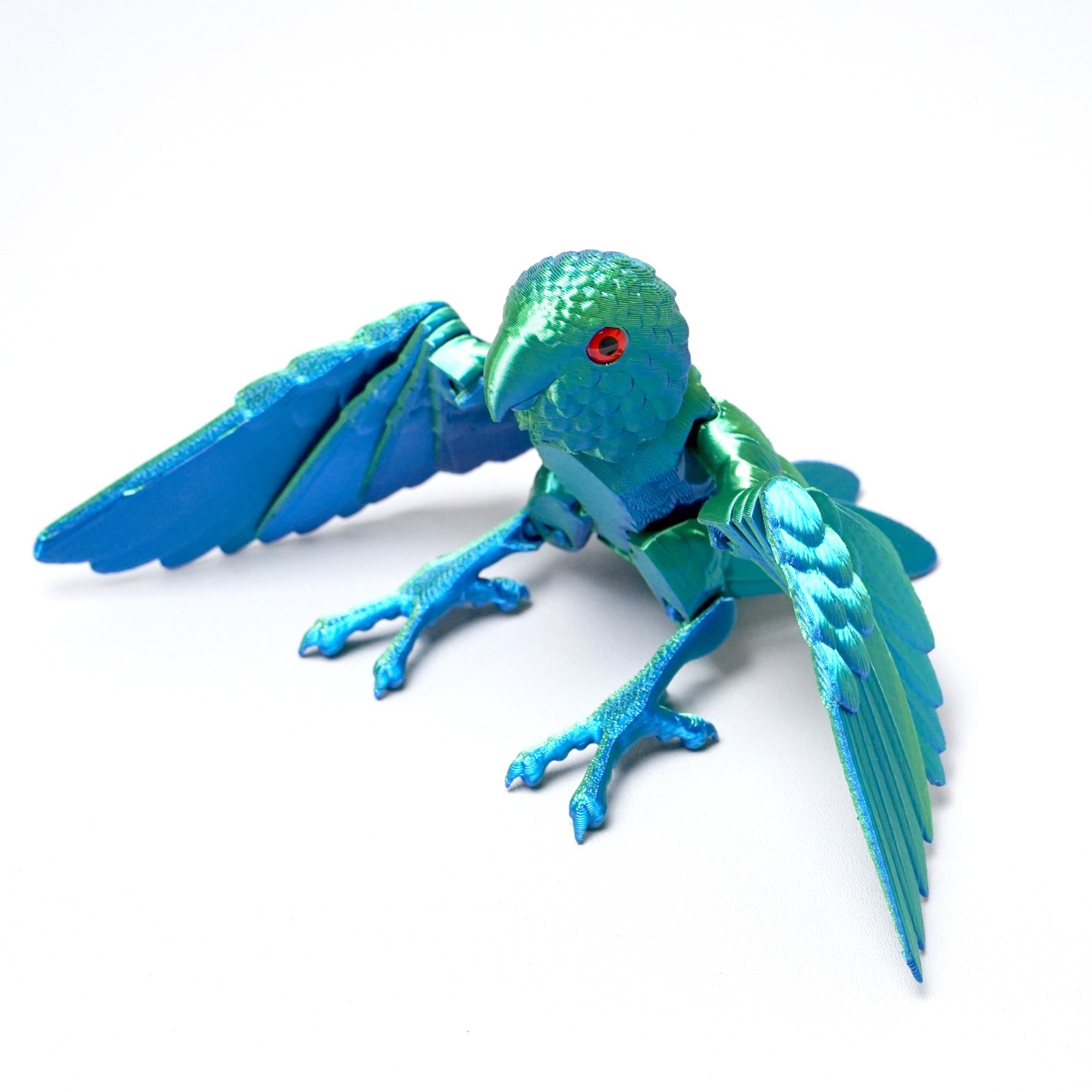 3D Printed Parrot Model,Articulated Animals figure,Fidget Toys Home Decor