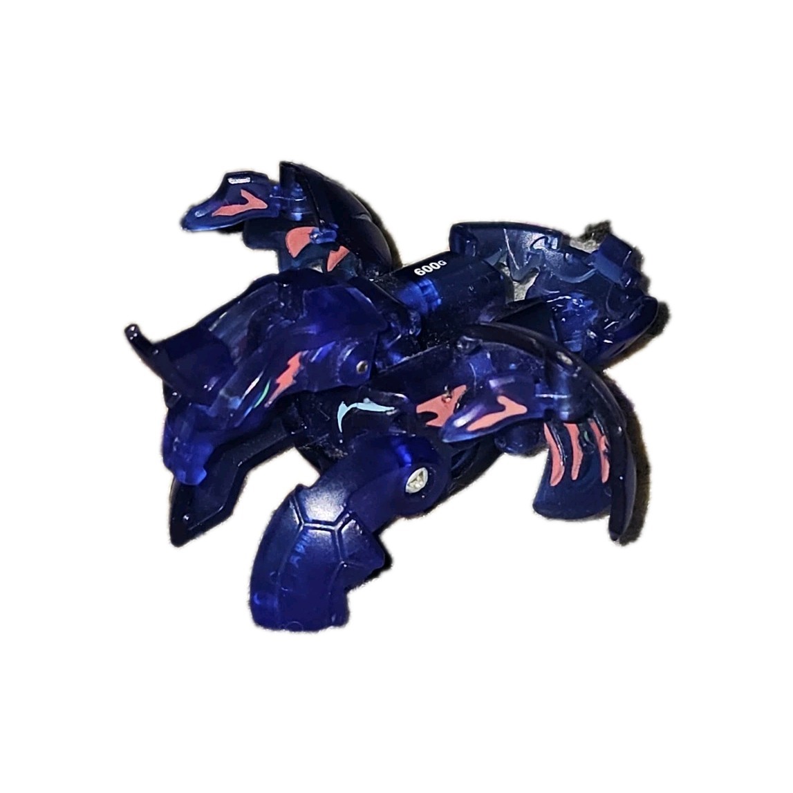 Bakugan Translucent Storm Skyress Blue Aquos 600G New Vestroia Battle Brawlers