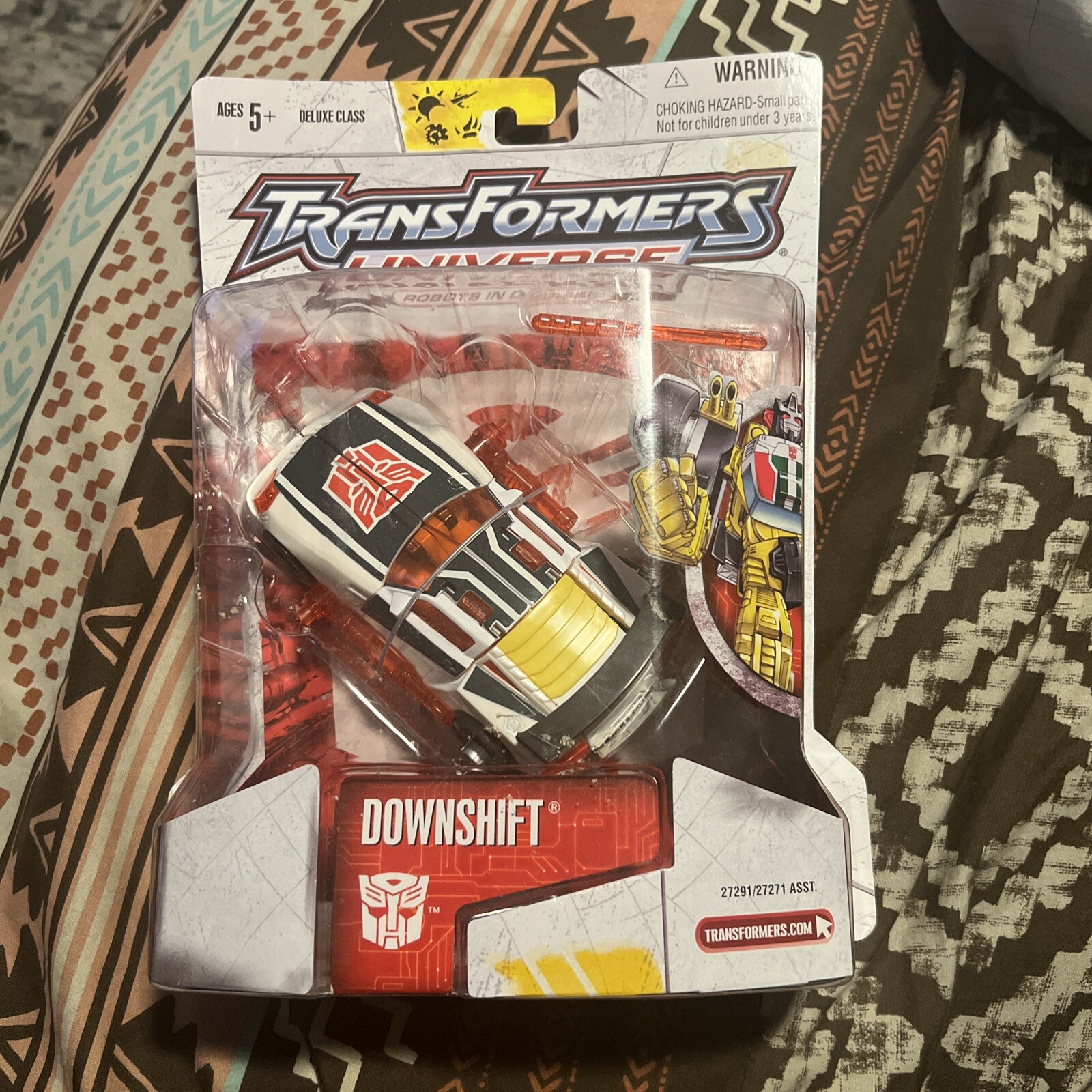 RARE Transformers UNIVERSE Exclusive Deluxe Class Figure Autobot DOWNSHIFT 2003