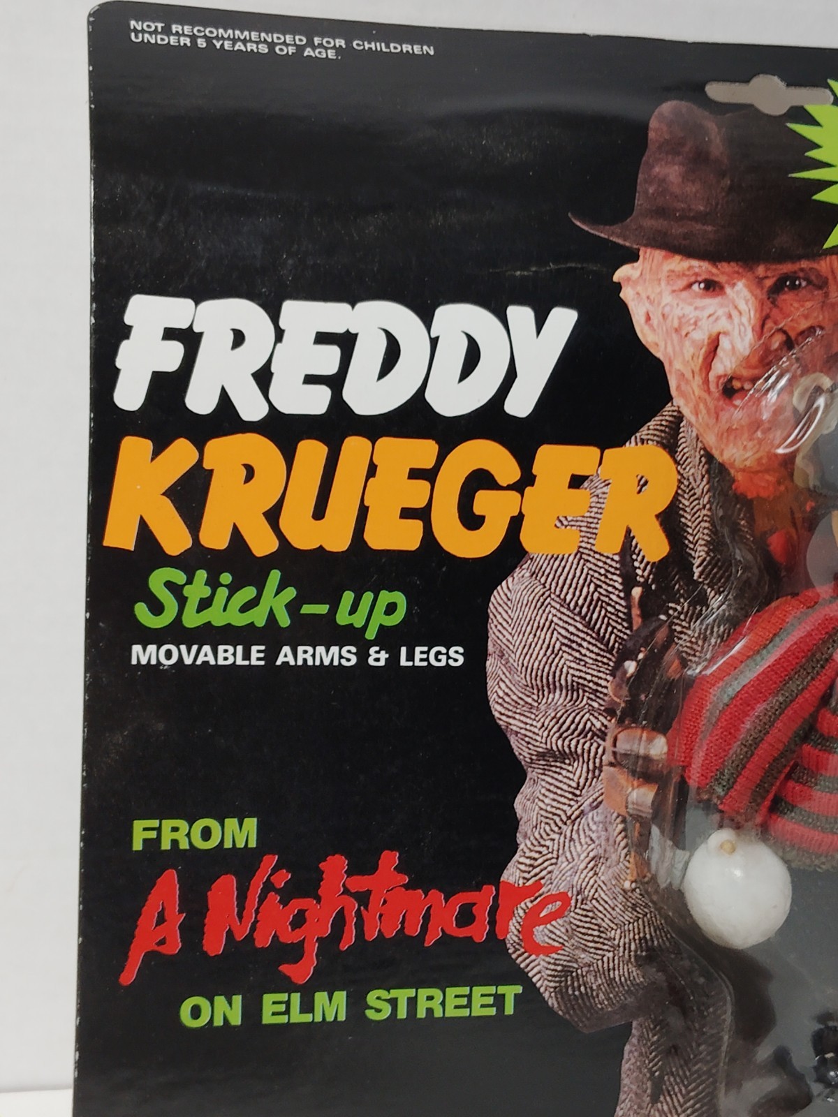 Vintage Freddy Krueger From A Nightmare on Elm Street Stick-Up Figure 1988