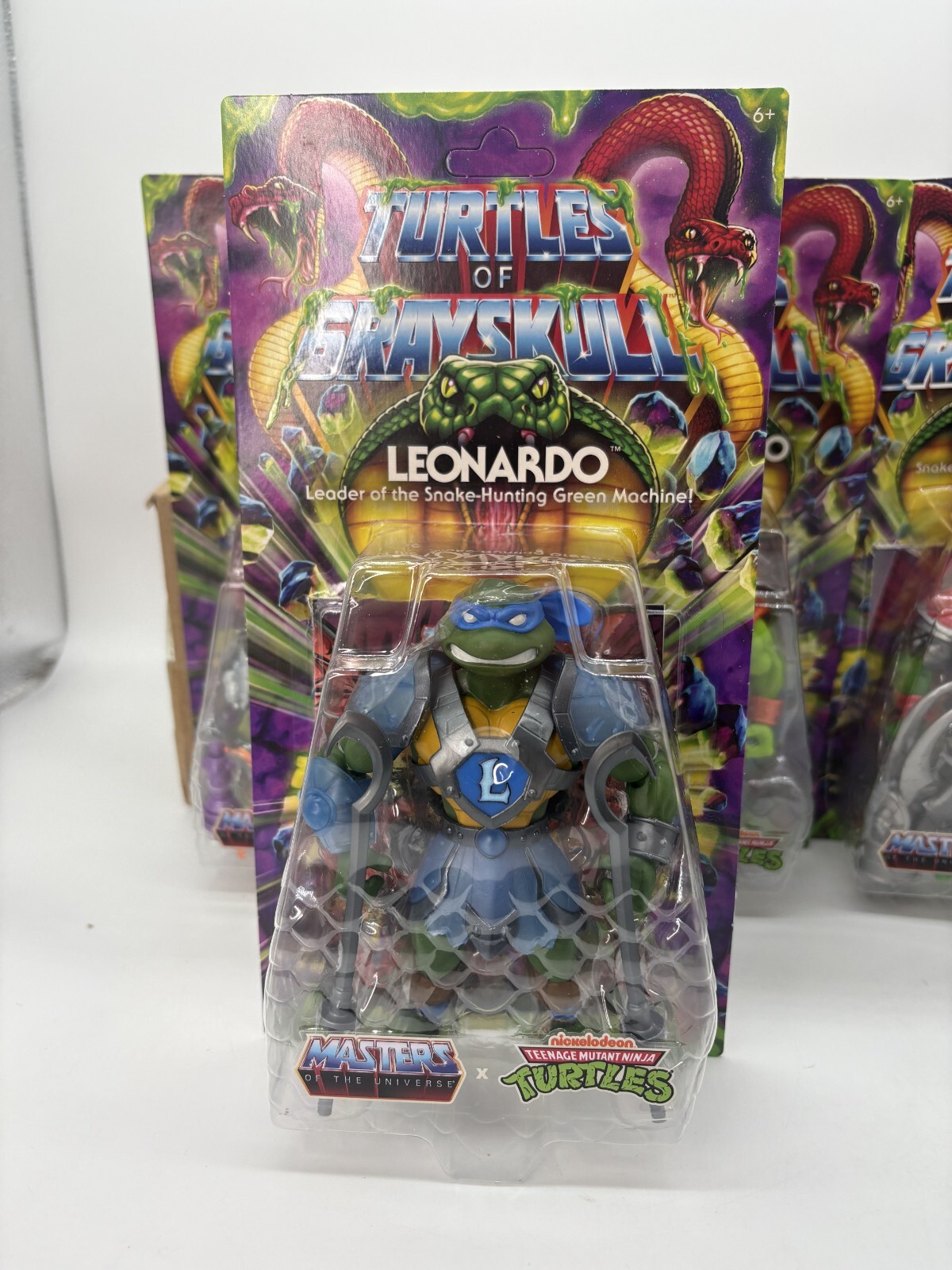 RAPHAEL, DONATELO, LEONARDO, MICHELANGELO, FIGURES Turtles of Grayskull, MINTY