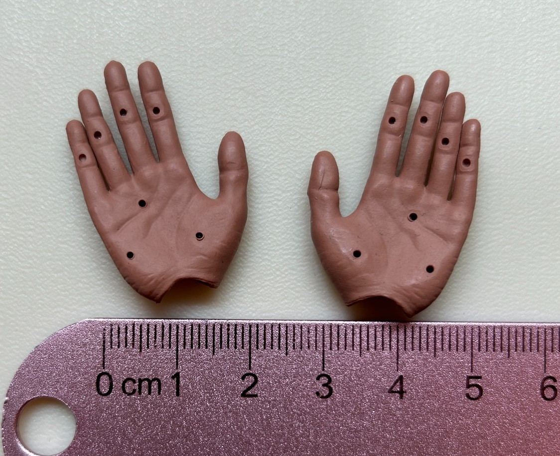 1/6 Super Flexible Replacement Hands + Ring For 12&Prime; Male Figure PHICEN Hot Toys