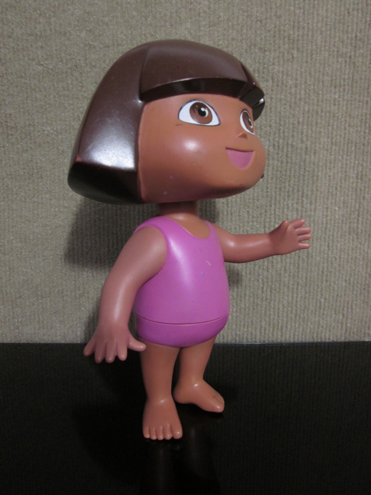 2002 Mattel Dora The Explorer Bath Time Splash Around Doll Hard Plastic 7.5&Prime;