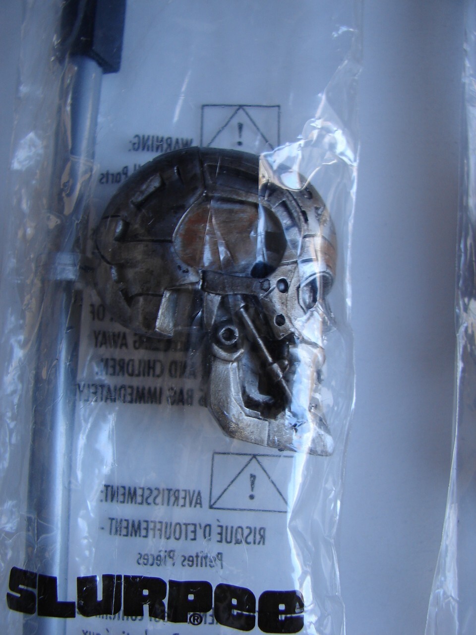 3 Diff 7-11 TERMINATOR SALVATION 2009 Slurpee Spoon Straw w/ Detachable Figures