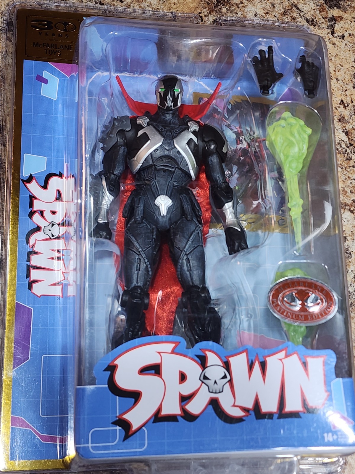 McFarlane 30 Years The Deviant: Rat City Spawn Platinum & Wave 8 Robot Wars 7&Prime;