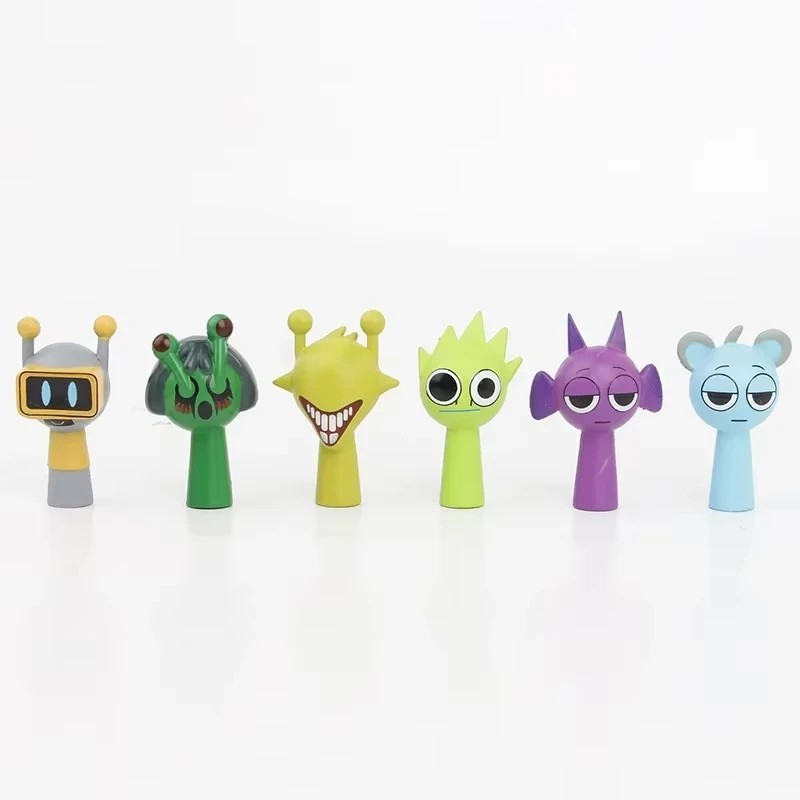 24pcs set Sprunki Model Toy Game Action Figures Toy Birthday Gift