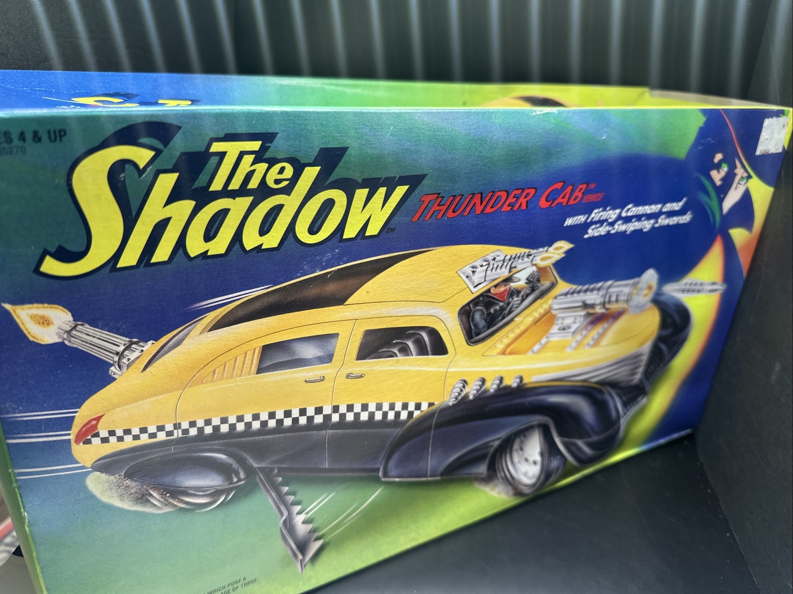 The Shadow Movie Thunder Cab Taxi Action Figure Vehicle Vintage 1994 Kenner