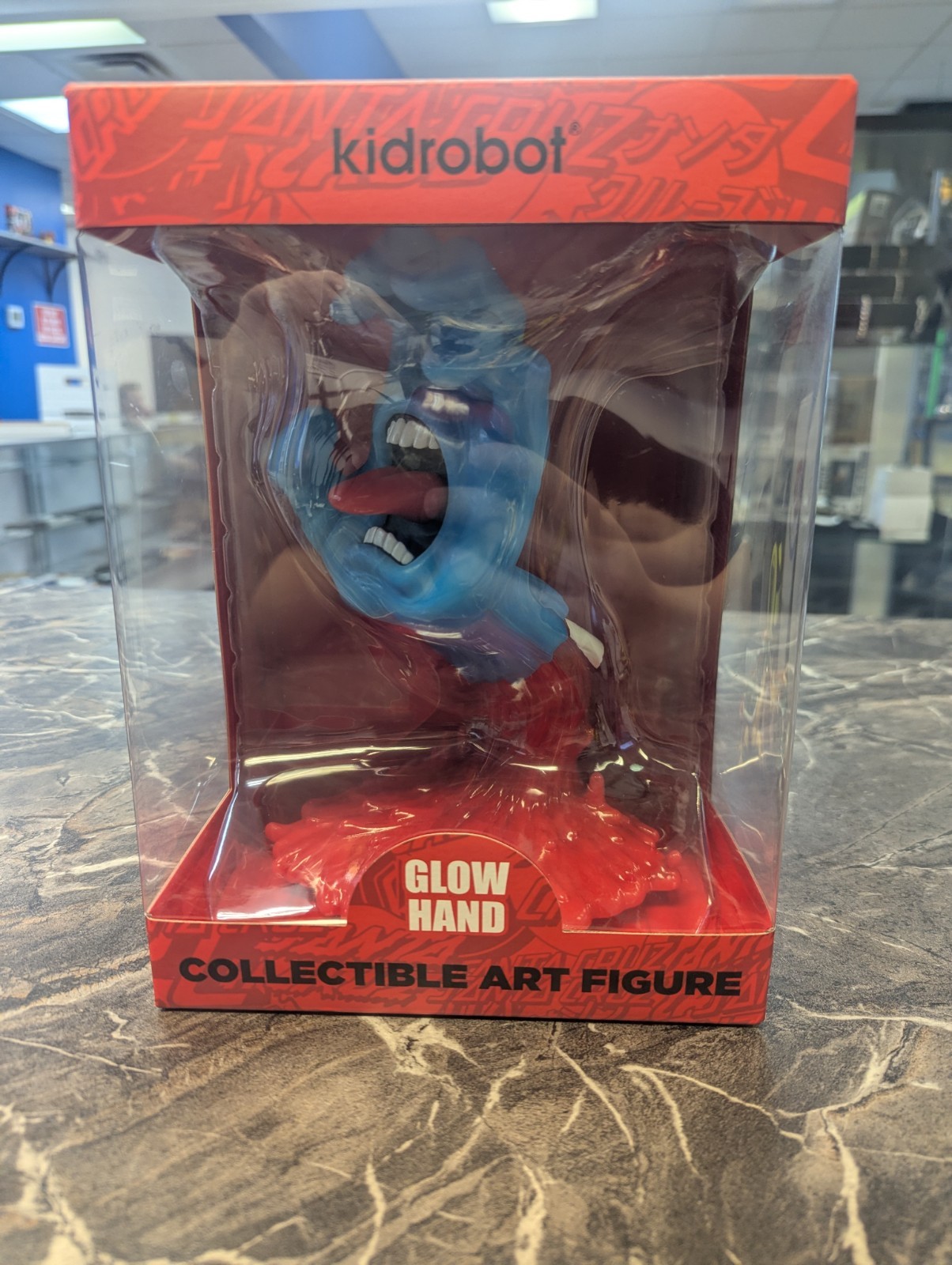 Santa Cruz Screaming Hand 9&Prime; Glow in the Dark Figure by Kidrobot