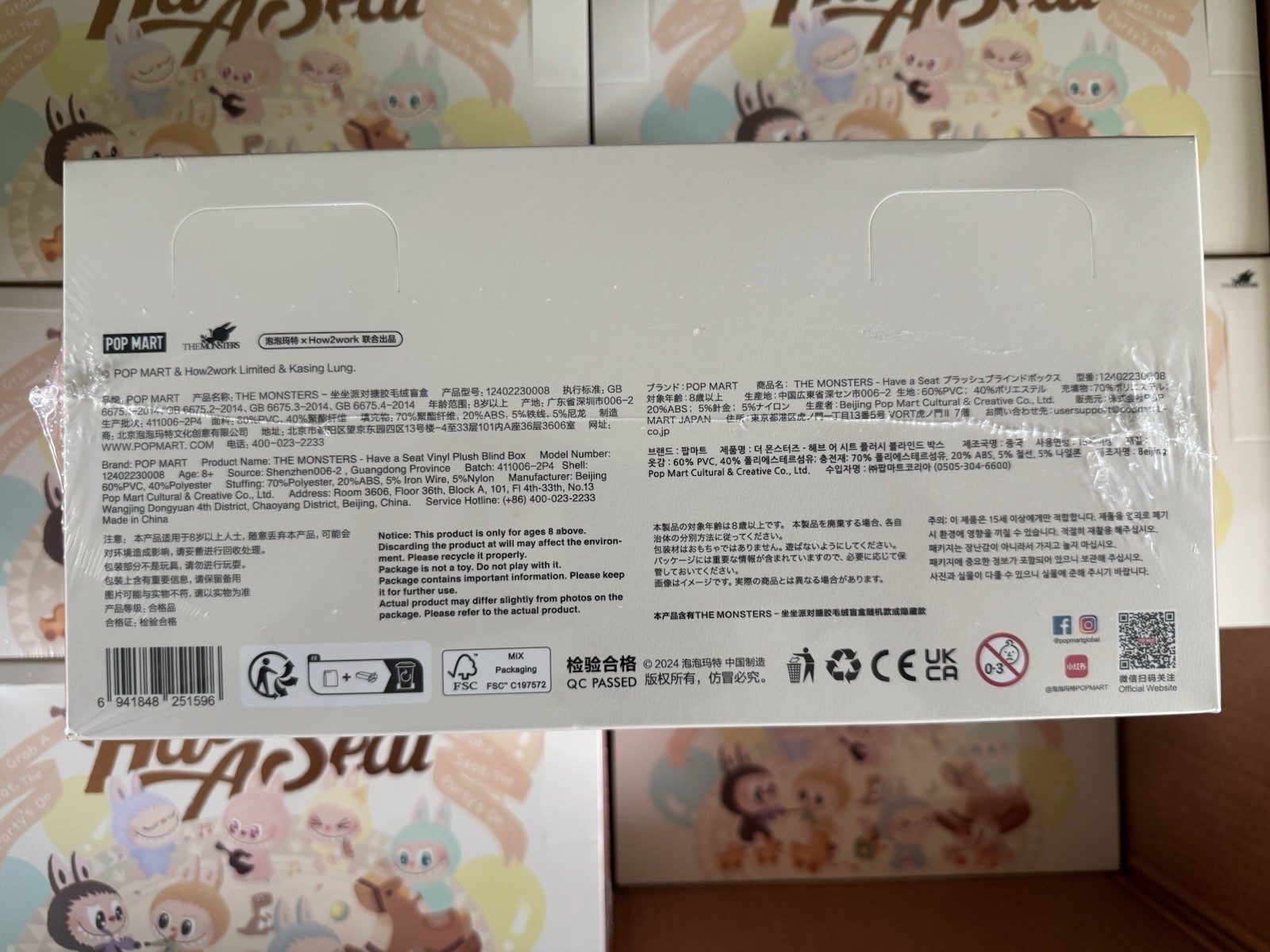🌟AUTHENTIC🌟 Pop Mart – [The Monsters Have a Seat] Labubu Full Set Box Sealed*