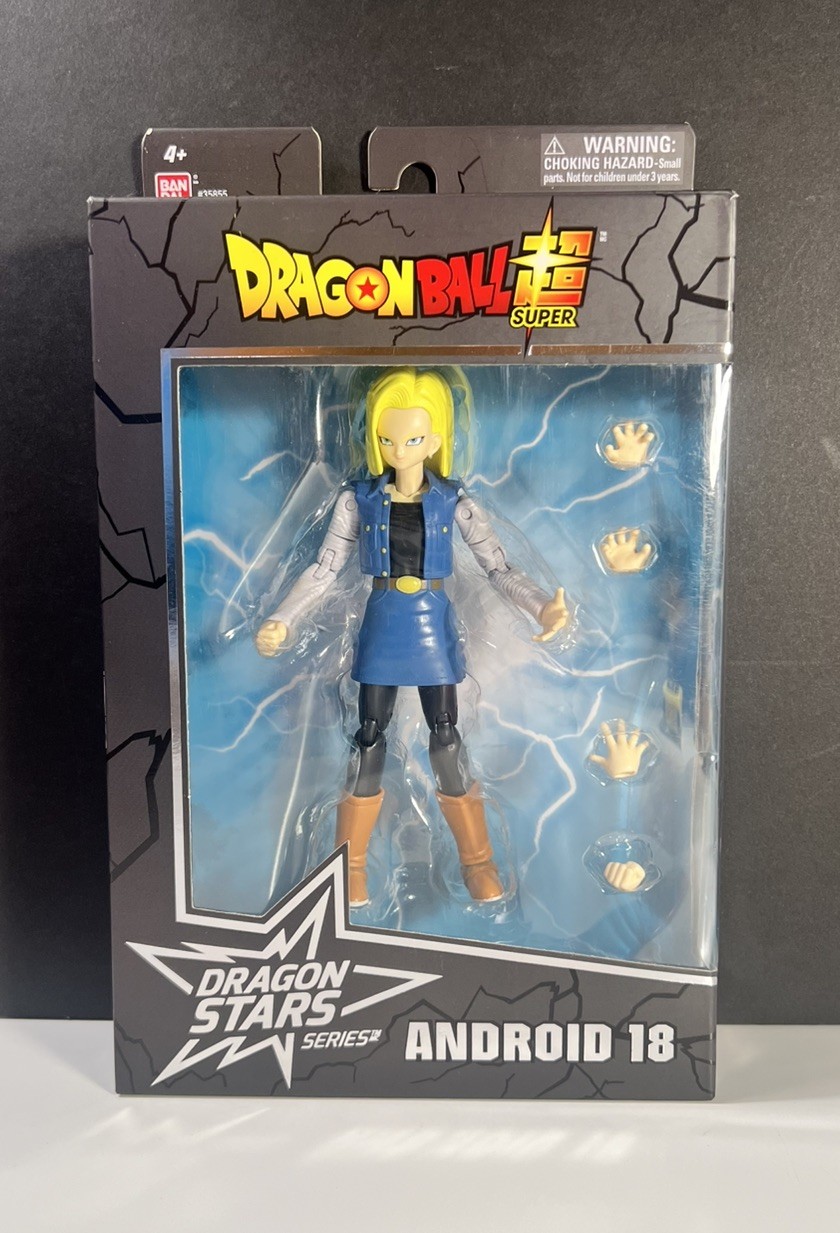 Dragonball Super Dragon Stars Android 18 Action Figure Open Box