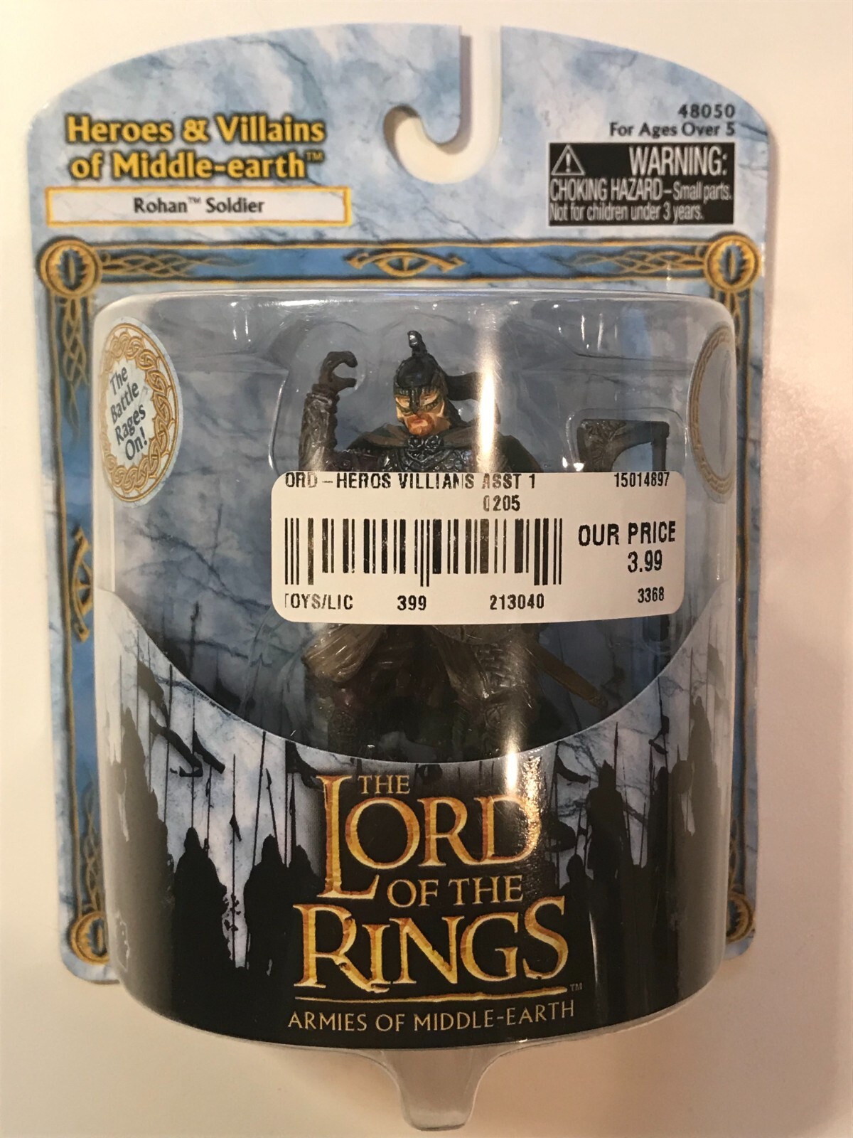 LORD OF THE RINGS ROHAN SOLDIER ARMIES of MIDDLE-EARTH 3&Prime; Figure 2004 NEW AOME