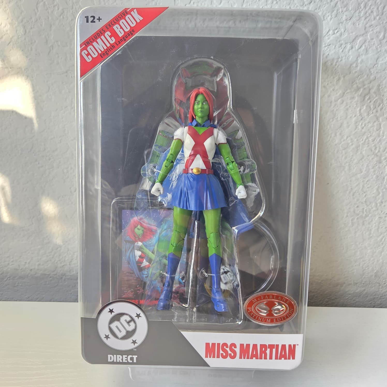 McFarlane Toys DC Direct Teen Titans Miss Martian Issue 41 In Hand