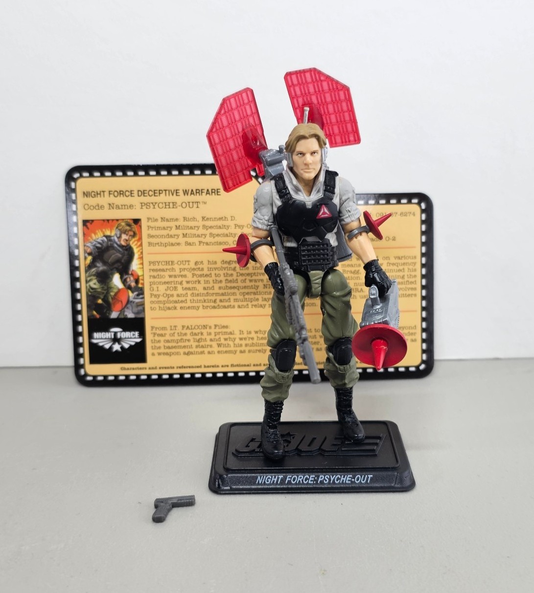 GI Joe Night Force Psyche Out Figure 2013 Nocturnal Fire Con Exclusive