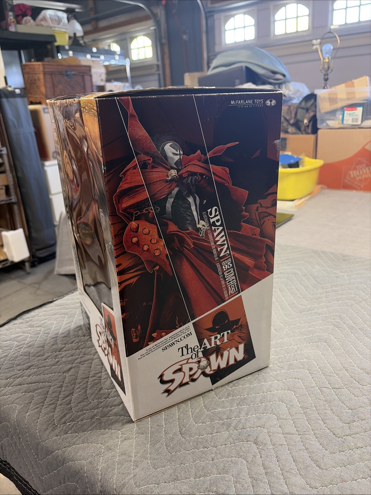 The Art of Spawn 2005 McFarlane i.095 Issue 95 Cover Art 12&Prime; Figure Open Box