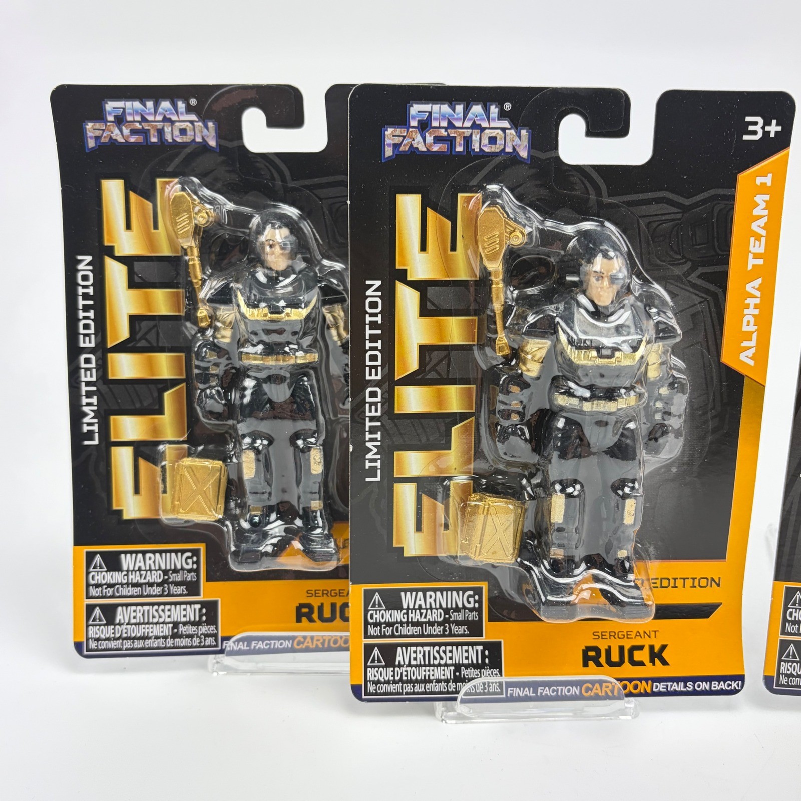 Final Faction Alpha Team 1 Kharn Action Figure Lot 7pc Elite Limited Edition NEW