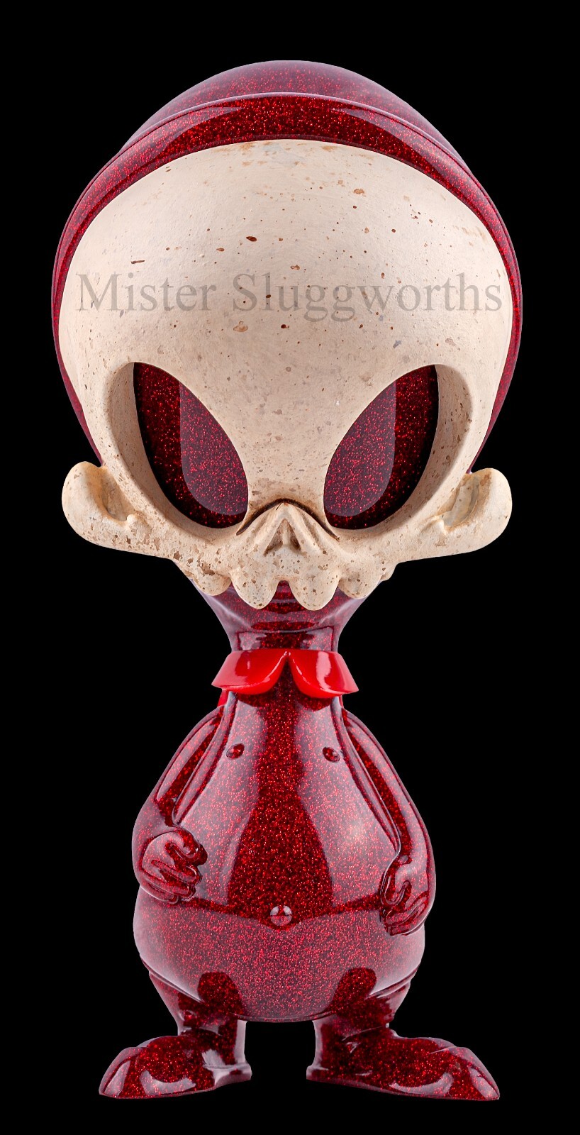NEW DCON 2013 LUCKY DEVIL 9” SKELVE ART SCULPTURE Gothic Sofubi Kaiju Halloween