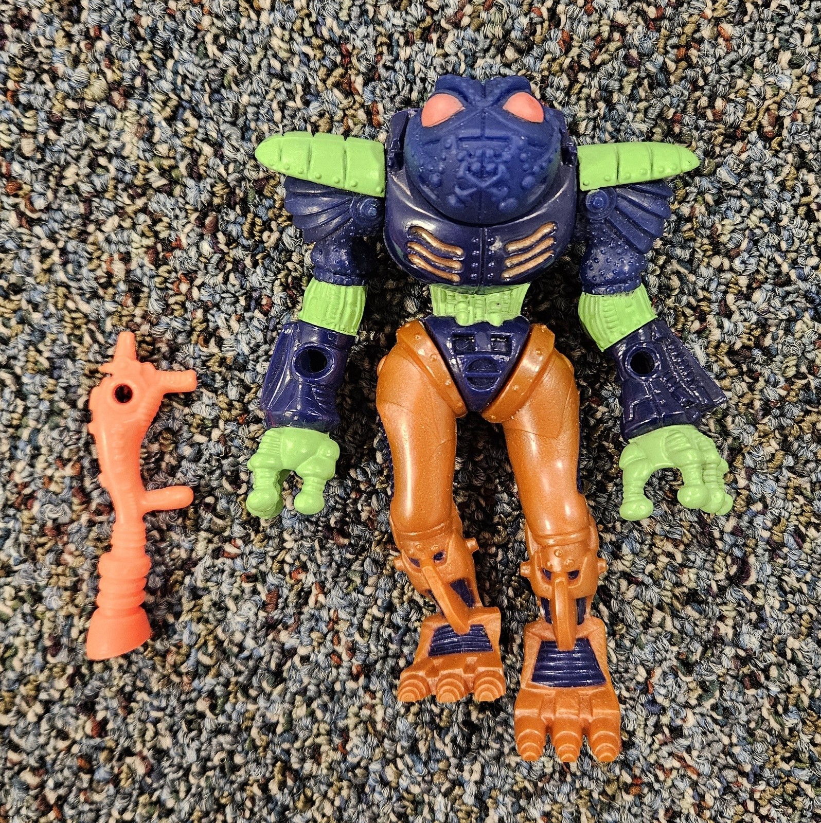 Vintage 1990 Bucky O&rsquo;hare Toad Wars ToadBorg Action Figure Hasbro Copper Legs