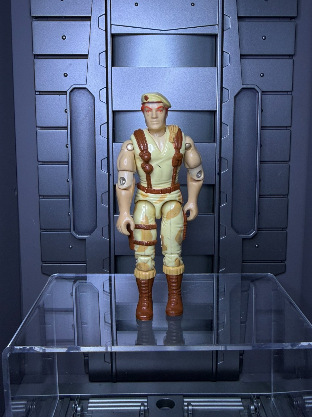 1991 GI Joe Dusty Action Figure V.3 Desert Trooper LOOSE INCOMPLETE HASBRO