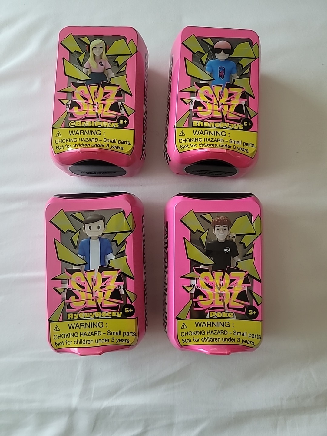 FOUR(4)SBZ Screen Breakz Kids Sealed NEW RyGuyRocky @Brittplays Poke Shaneplays