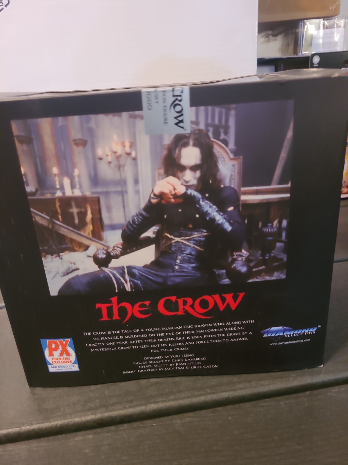 SDCC 2021 Exclusive Diamond Select The Crow Deluxe Action Figure