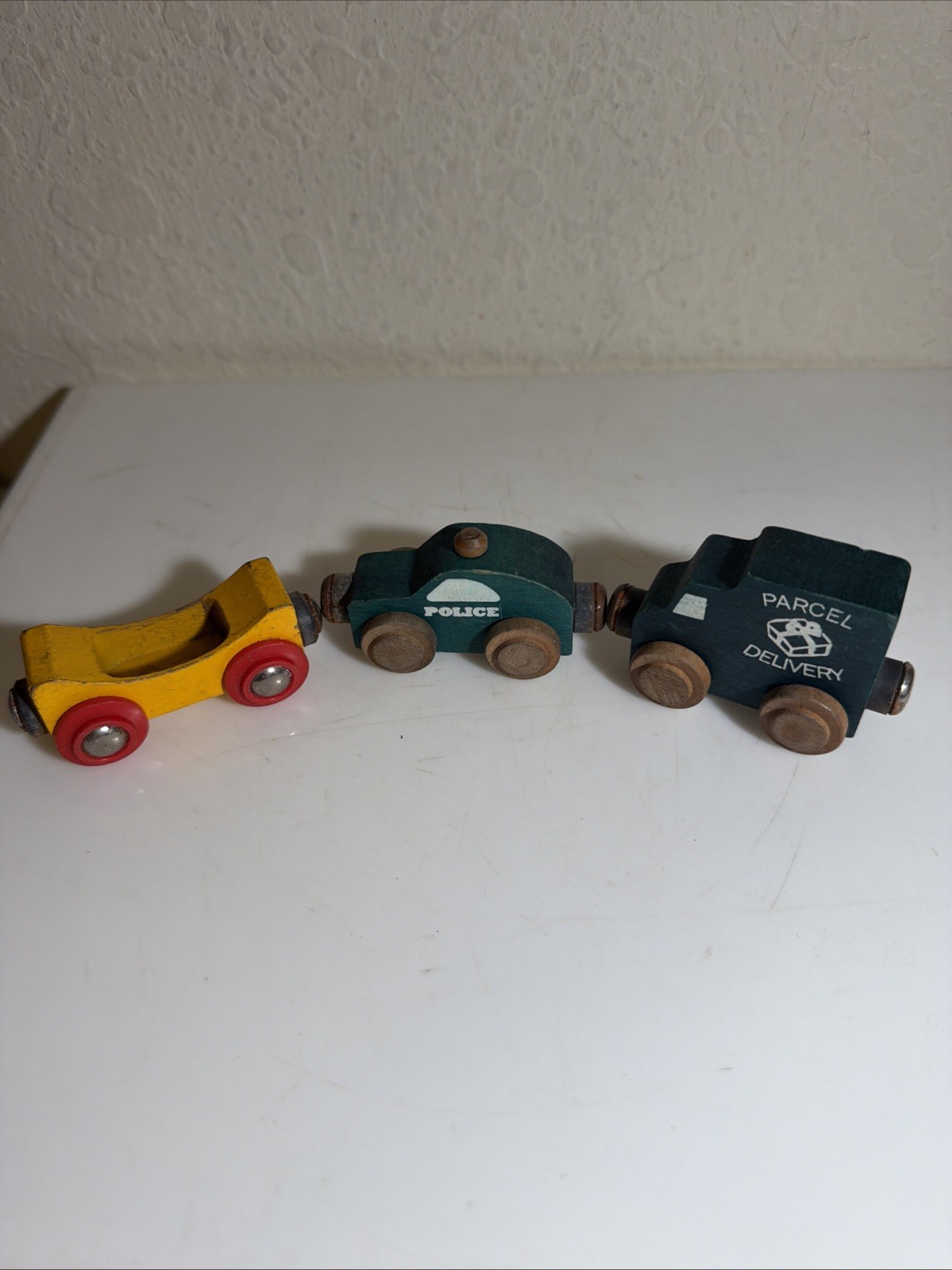 Orbrium 3 Piece Wooden Train Lot