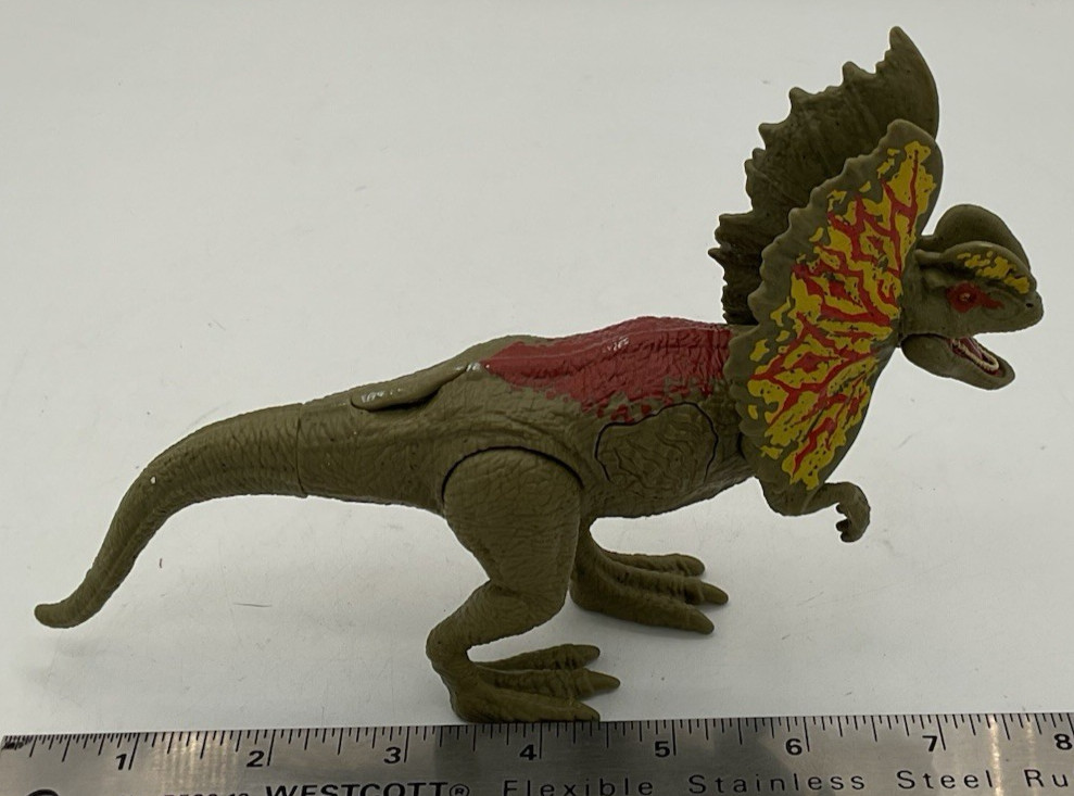Jurassic World Epic Attack Levels Damage Dilophosaurus New Batteries TESTED