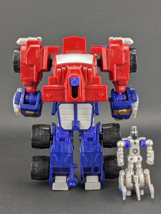 Transformers Armada Optimus Prime complete VARIANT Hasbro 2003 Minicon Over-Run
