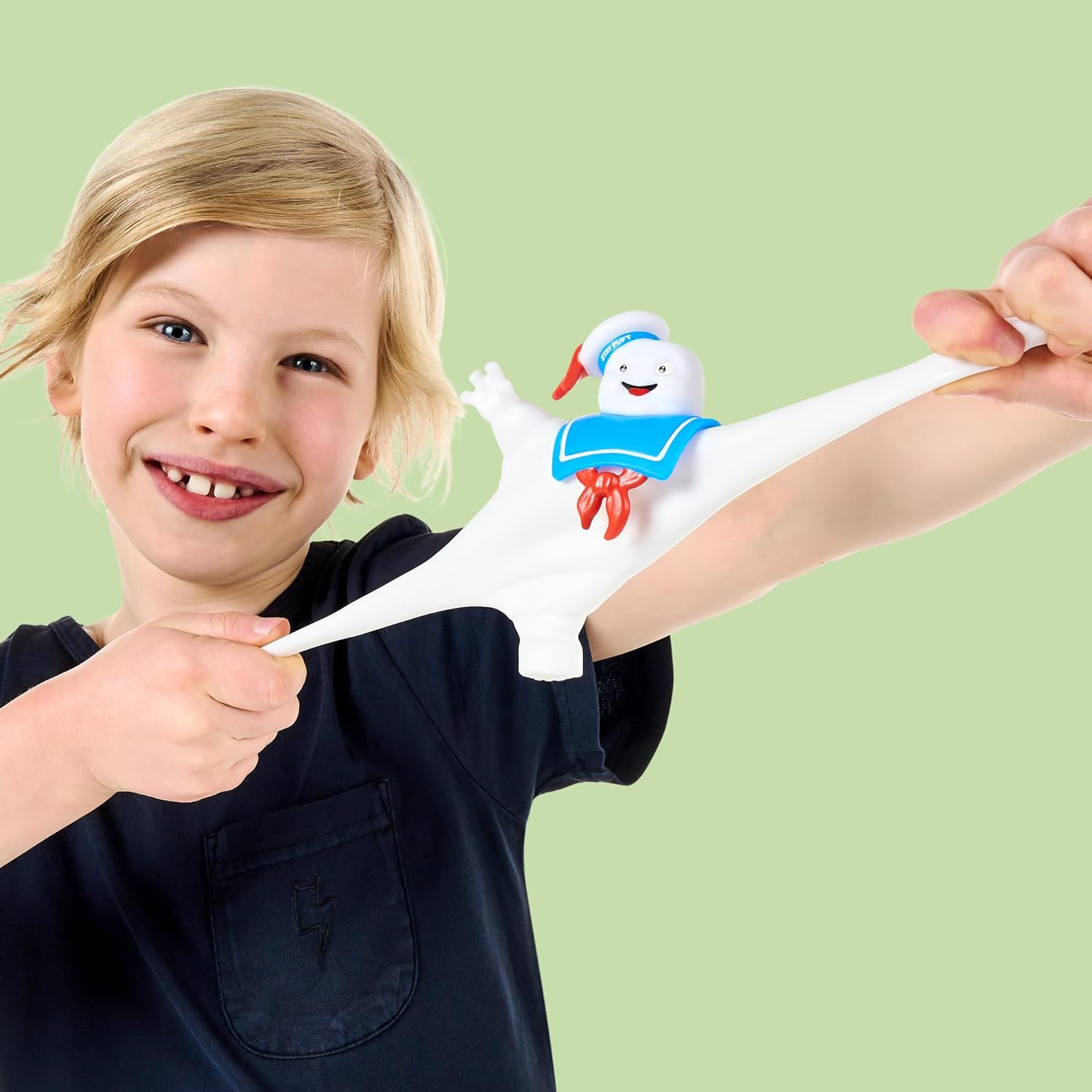 Ghostbusters Squishy Stay Puft Figure |Unique Goo Filling | Stretches up to 3X I