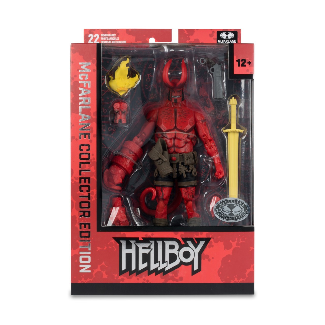 McFarlane DC Multiverse Collectors Edition #60 HELLBOY Platinum Chase In Hand