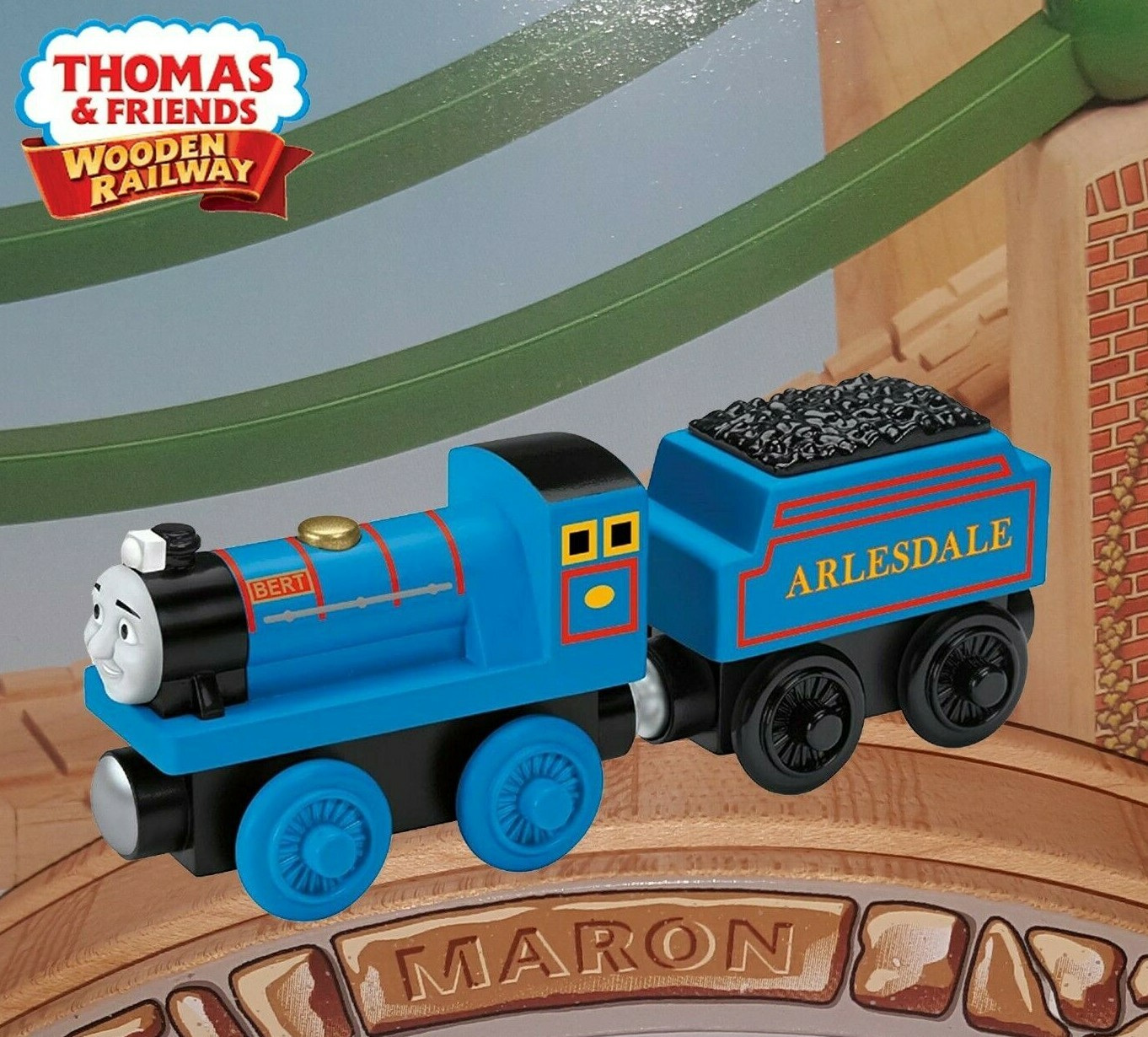 THOMAS & FRIENDS WOODEN RAILWAY ~ BERT THE MINIATURE ENGINE ~ FOR NEIL
