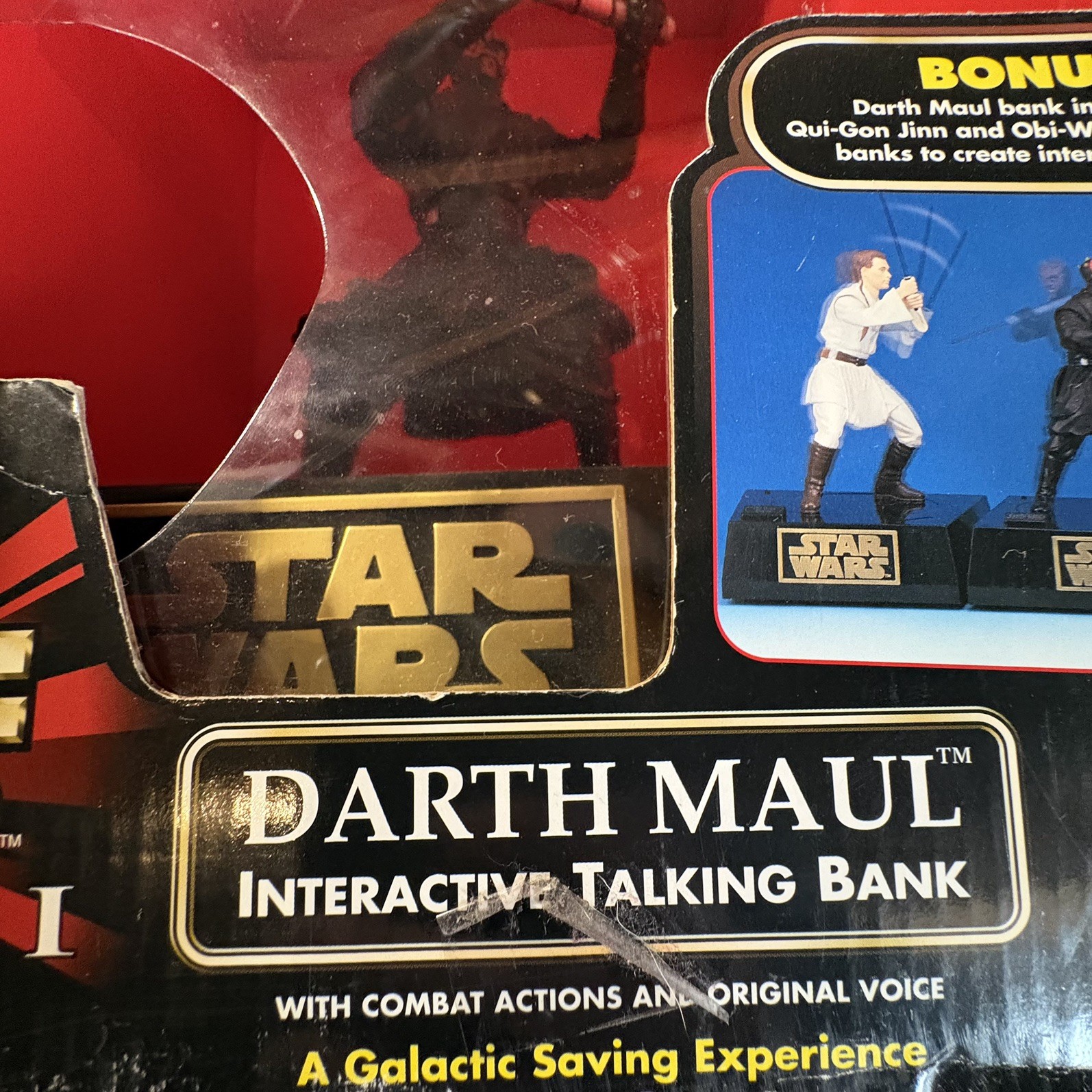 Darth Maul Interactive Talking Bank Episode 1 STAR WARS Think Way MIB NEW
