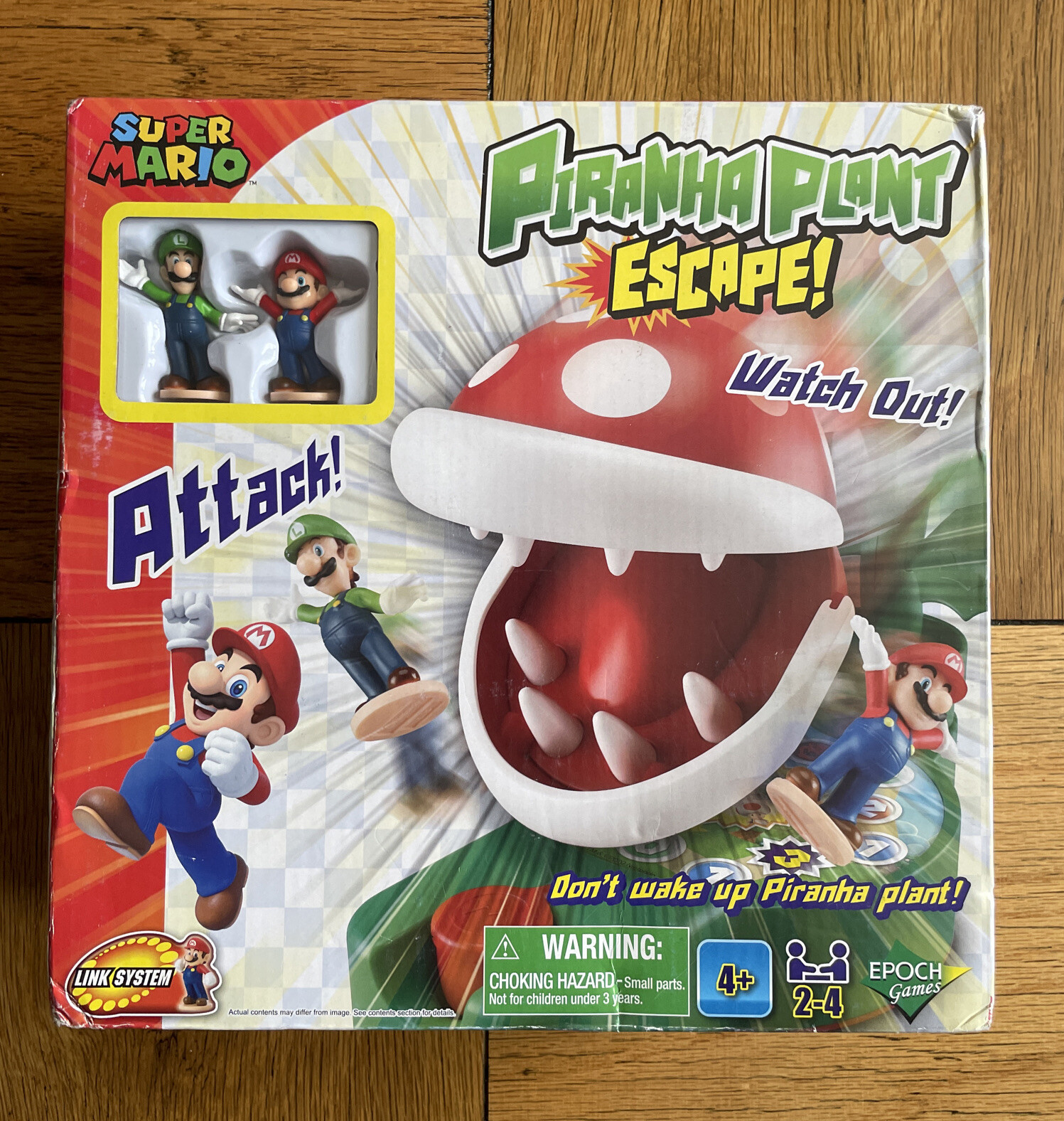 Super Mario Piranha Plant Escape! Tabletop Skill & Action Game