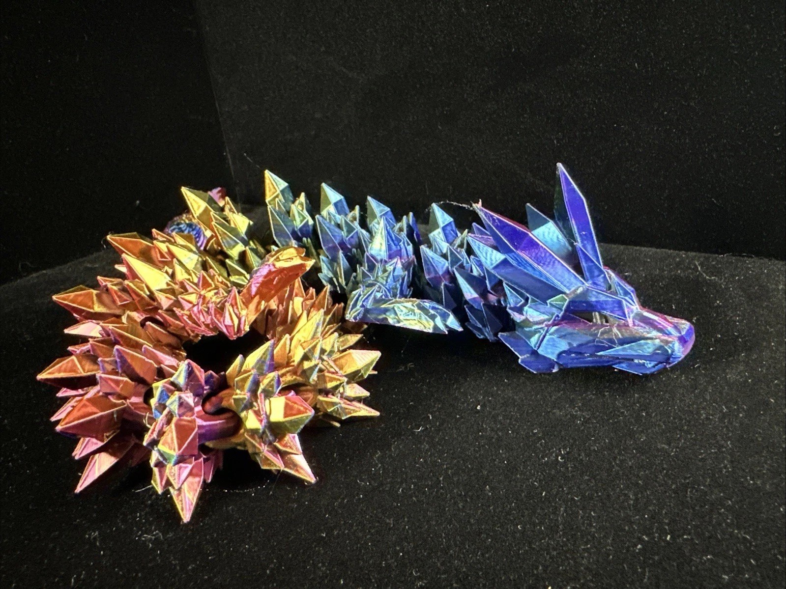 3D Printed Crystal Dragon Large